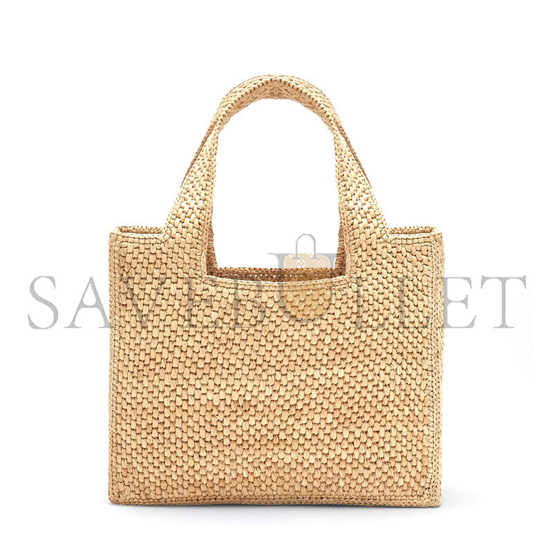 L0ew* font tote small raffia bag a685b59x03nf (24*19.5*11cm)